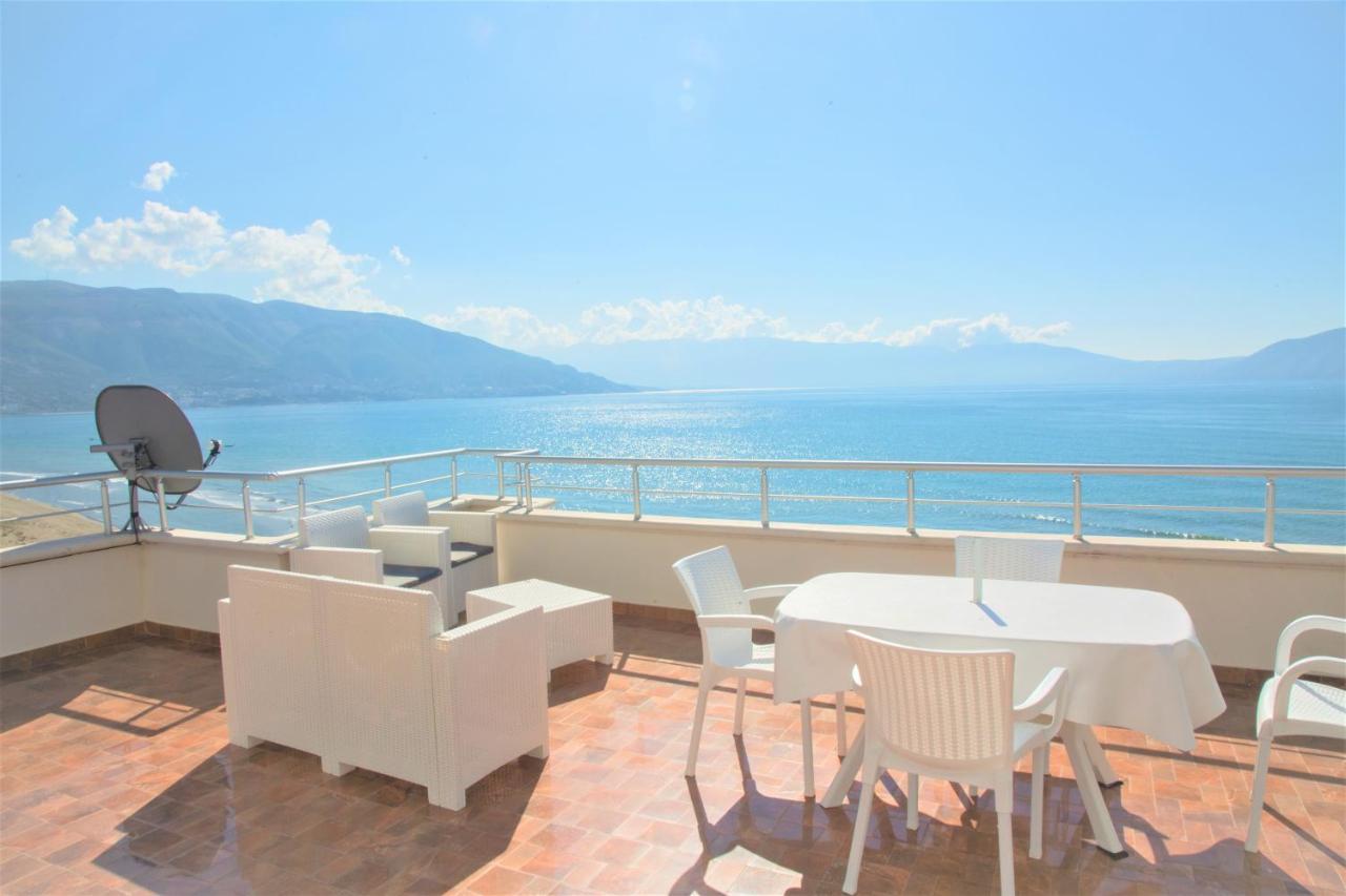 Sky & Sea Viewing Apartment Влёра Экстерьер фото