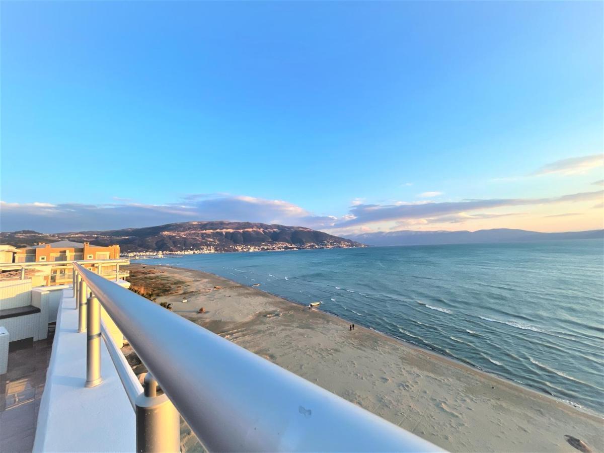 Sky & Sea Viewing Apartment Влёра Экстерьер фото